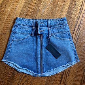 Carmar denim mini skirt